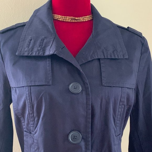 ⭐️HOST PICK⭐️ Talbots Petite Stretch Navy Jacket - Picture 10 of 15